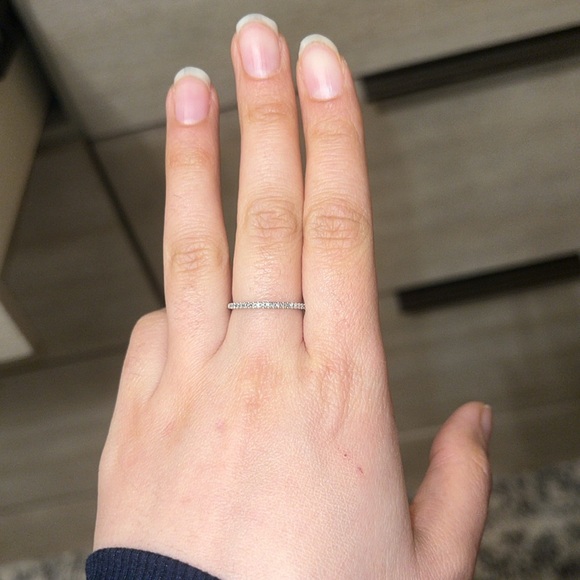 Eternity Genuine Diamond Wedding Band - Picture 12 of 14